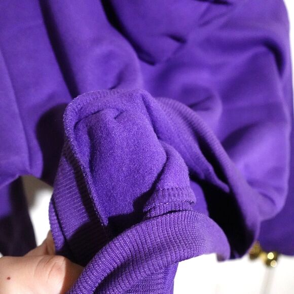 Shein Purple Cropped Hoodie - Picture 5 of 5